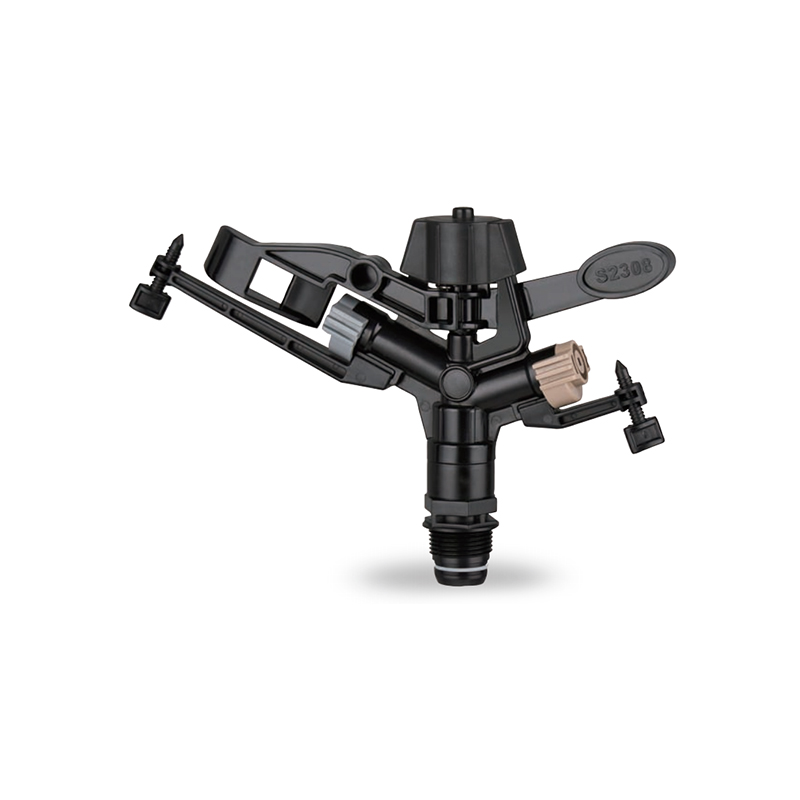 DC-MS2308 Rotary Impact Irrigation Field Orchard Impact Sprinkler med duggdyser
